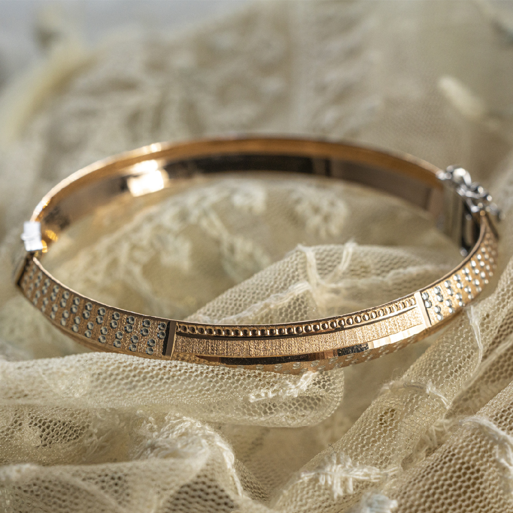 18K Rose Gold Bracelet For Men
