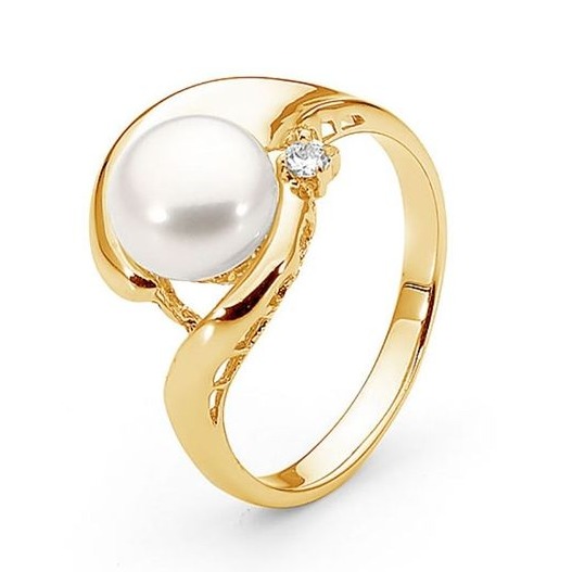 14k gold ring with round white pearl png download - 3200*3368 - Free  Transparent Pearl Ring png Download. - CleanPNG / KissPNG