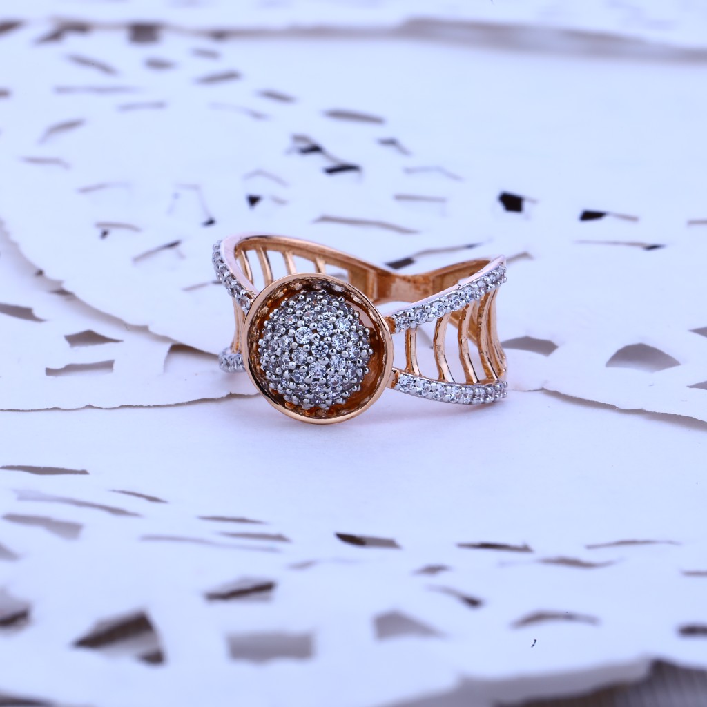 Ladies Rose Gold Fancy Ring-RLR92