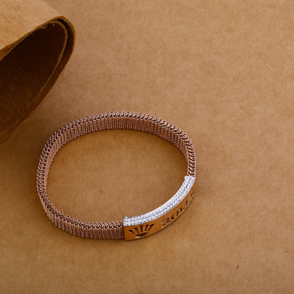 750 Rose Gold Rolex Symbol Bracelet  MLB137
