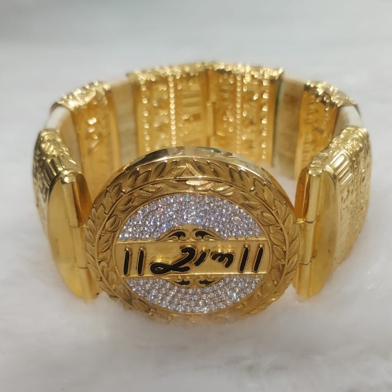 916 Gold Fancy Gent's Kada