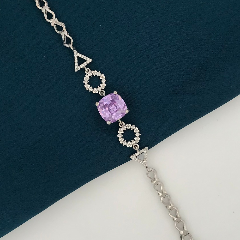 925 Silver Stone Design Ladies Bracelet