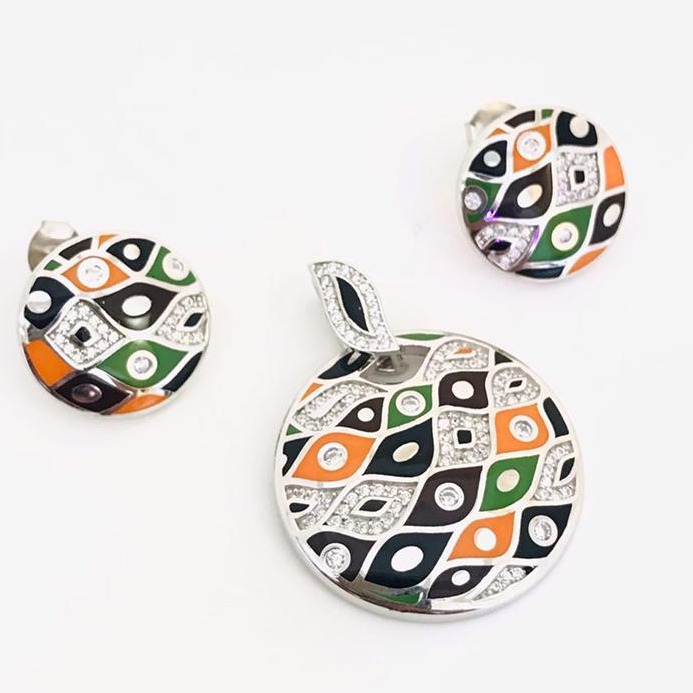 92.5 silver pendent set