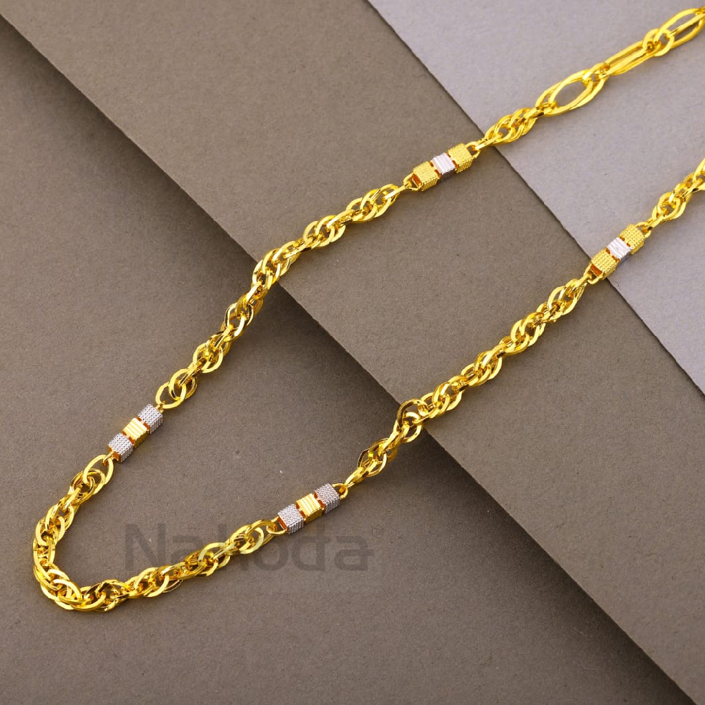 916 Gold Hallmark Men's Choco Designer Chain MCH811