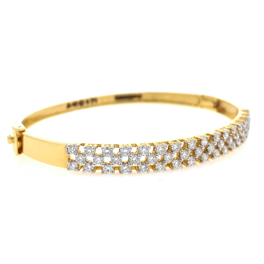 Nouvelle diamond bracelet in yellow gold 9brc30