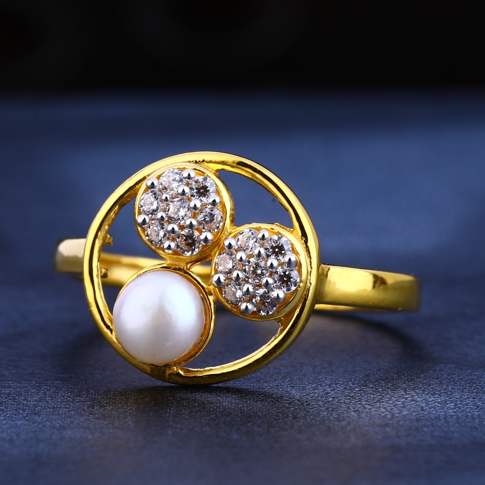 22KT Gold Women's  Gemstone  Ring LR566