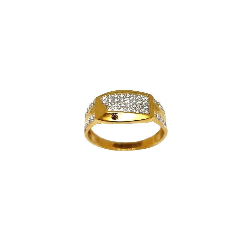 22K Gold Designer Gents Ring MGA - GRG0238