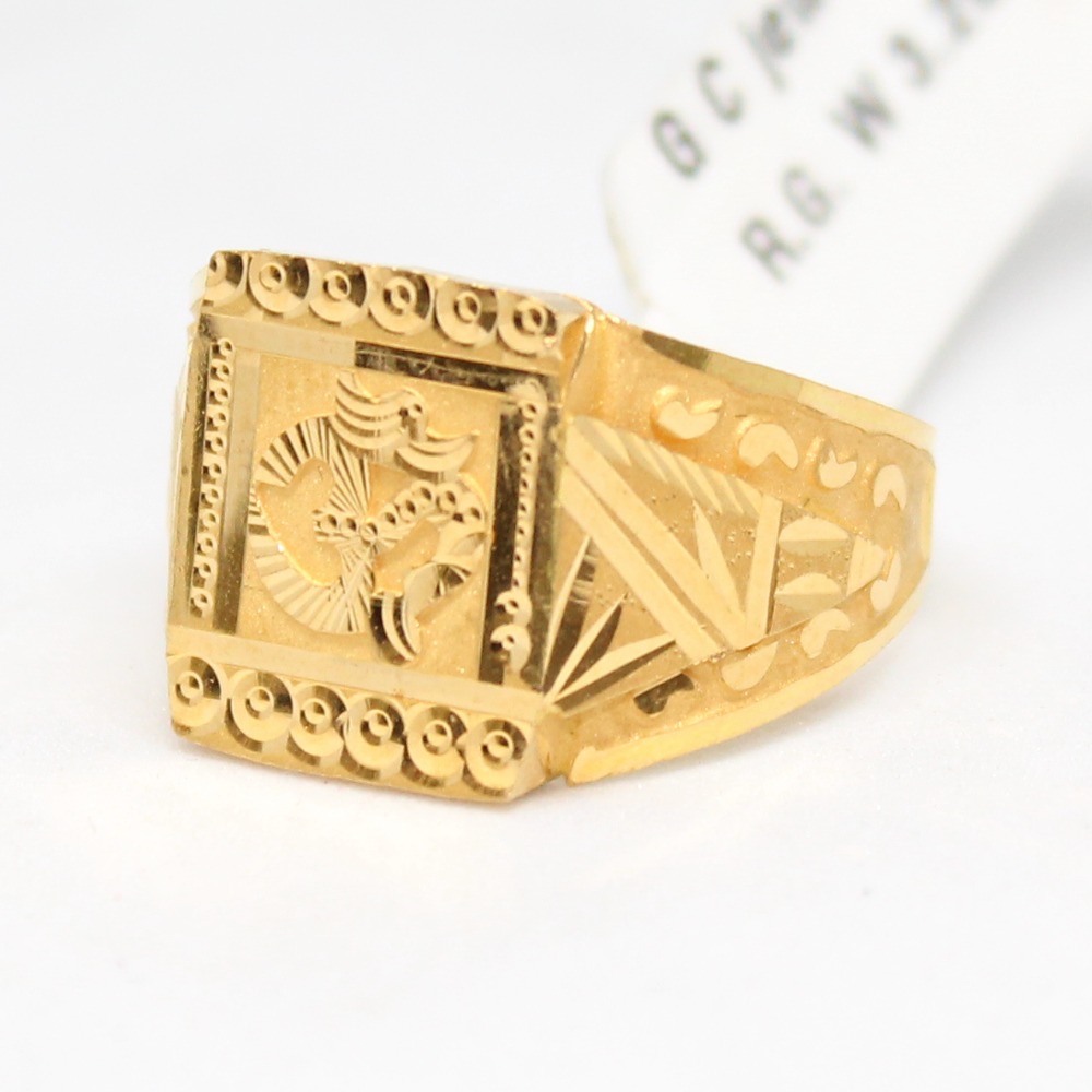 ring 916 hallmark gold -6707