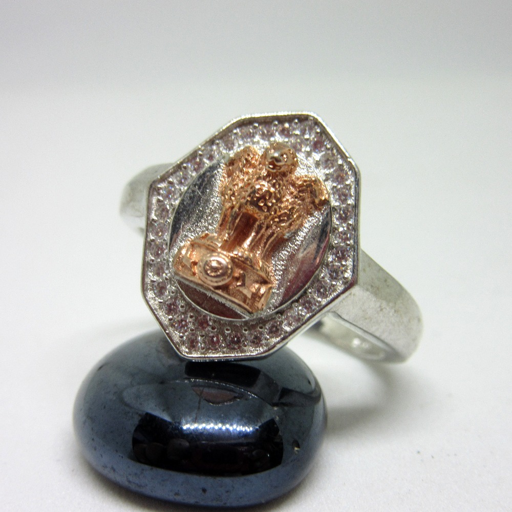 color ashok stambh ring