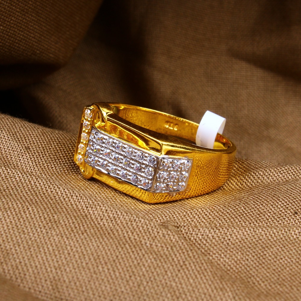 gold  shining diamond Ring 159 