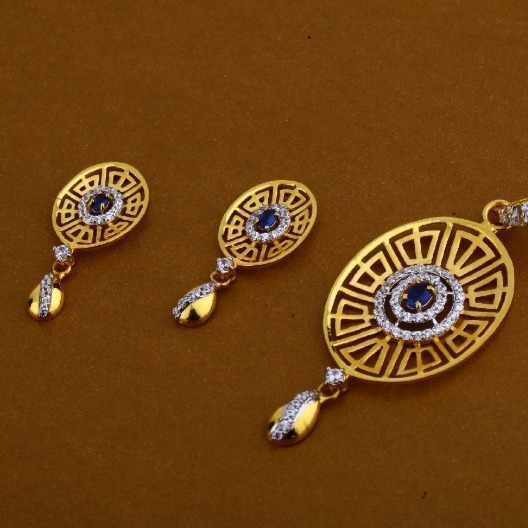 22 carat gold ladies pendants set RH-PS717