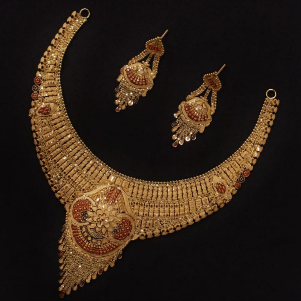 22k gold fancy set