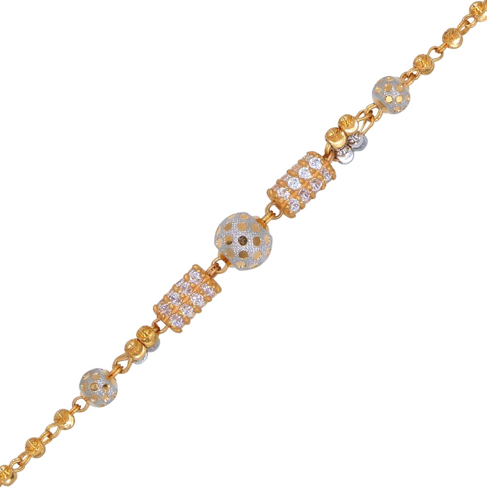 CNC Fancy Lady 22k Gold Bracelet