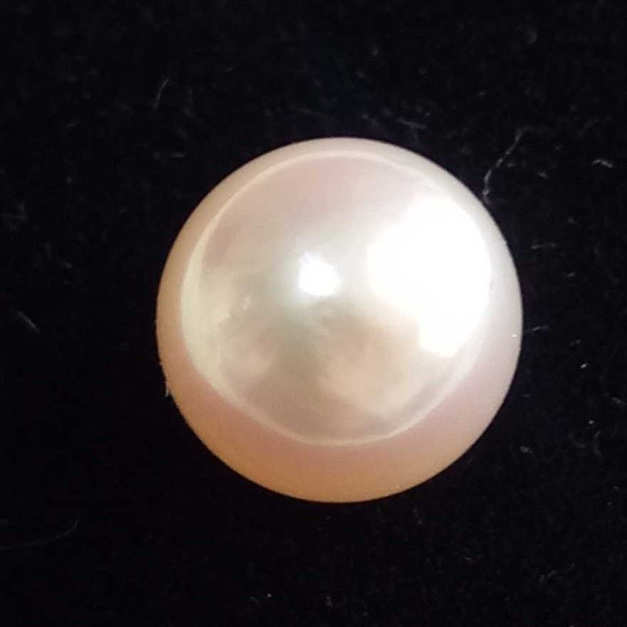 4.75ct round white pearl-moti