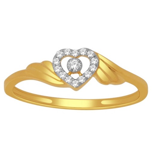 18k gold real diamond ring mga - rdr0014