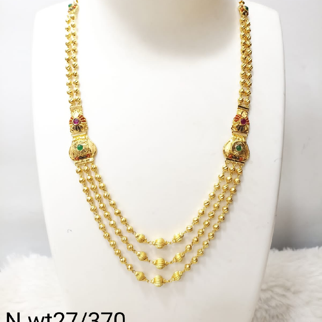 Gold 22ct Ladies Magmala Design Necklace