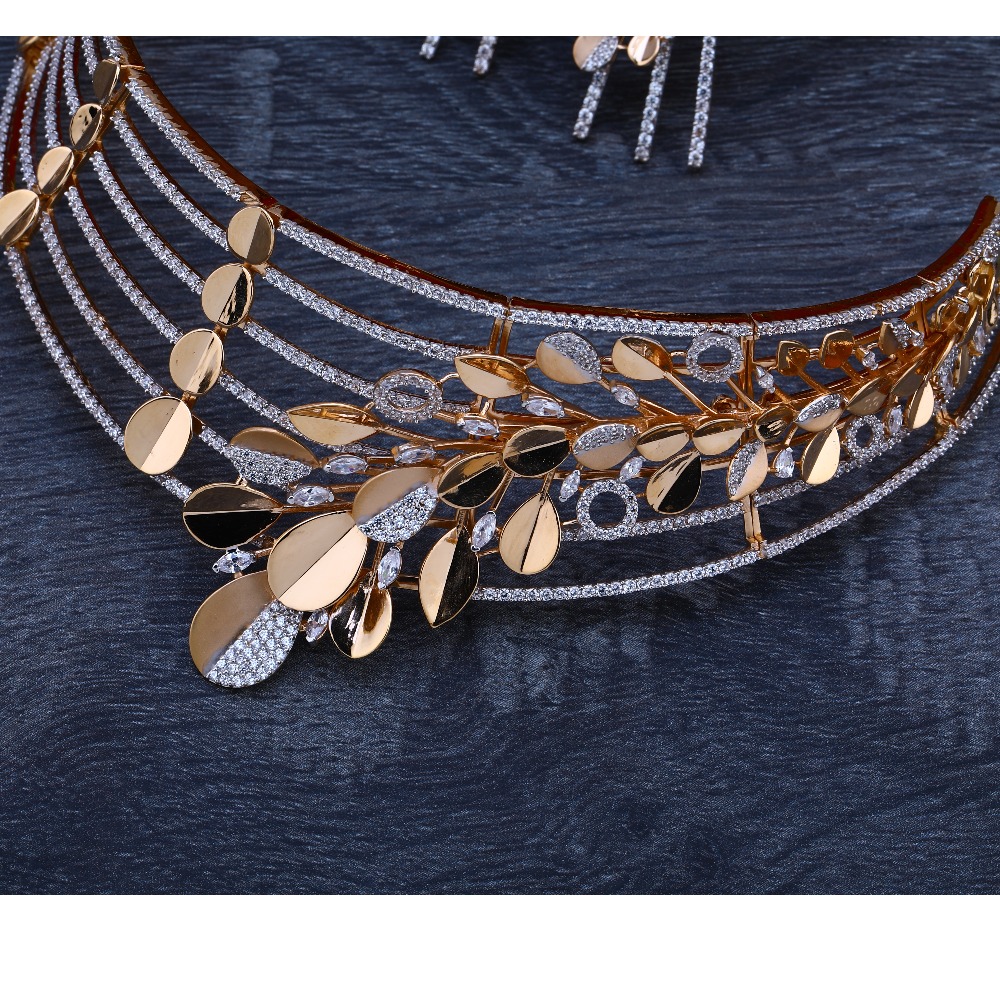 750 Rose Gold Necklace Set RN71