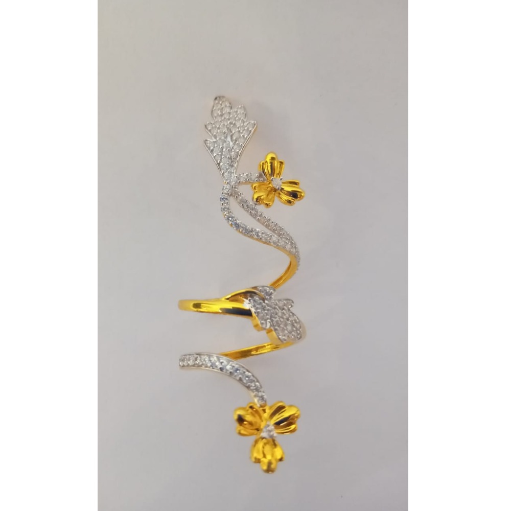 916 Gold Flower Design Ladies Ring GK-R02 