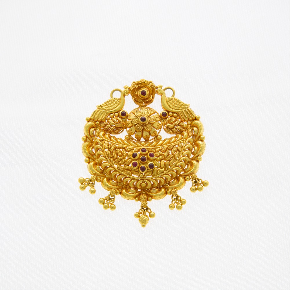 Traditional 22kt Temple Mangalsutra Pendant