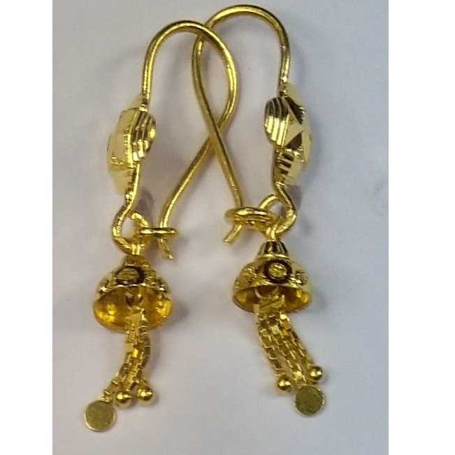 916 Gold Fancy Tardul Earrings Akm-er-105