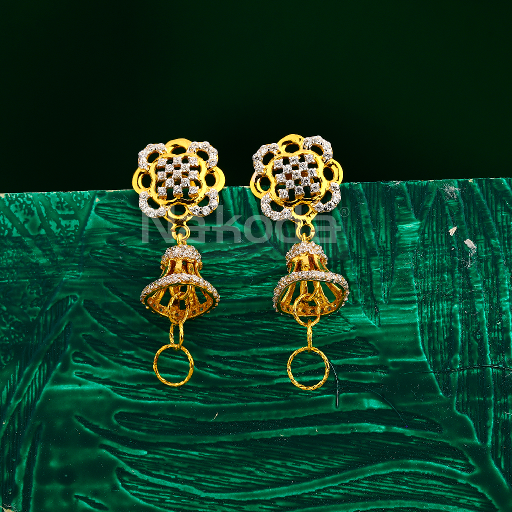 22KT Gold Ladies Designer Jhummar Earring LJE394