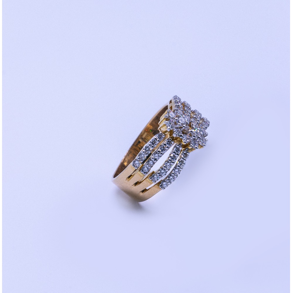 18k gold diamond ladies ring agj-lr-305
