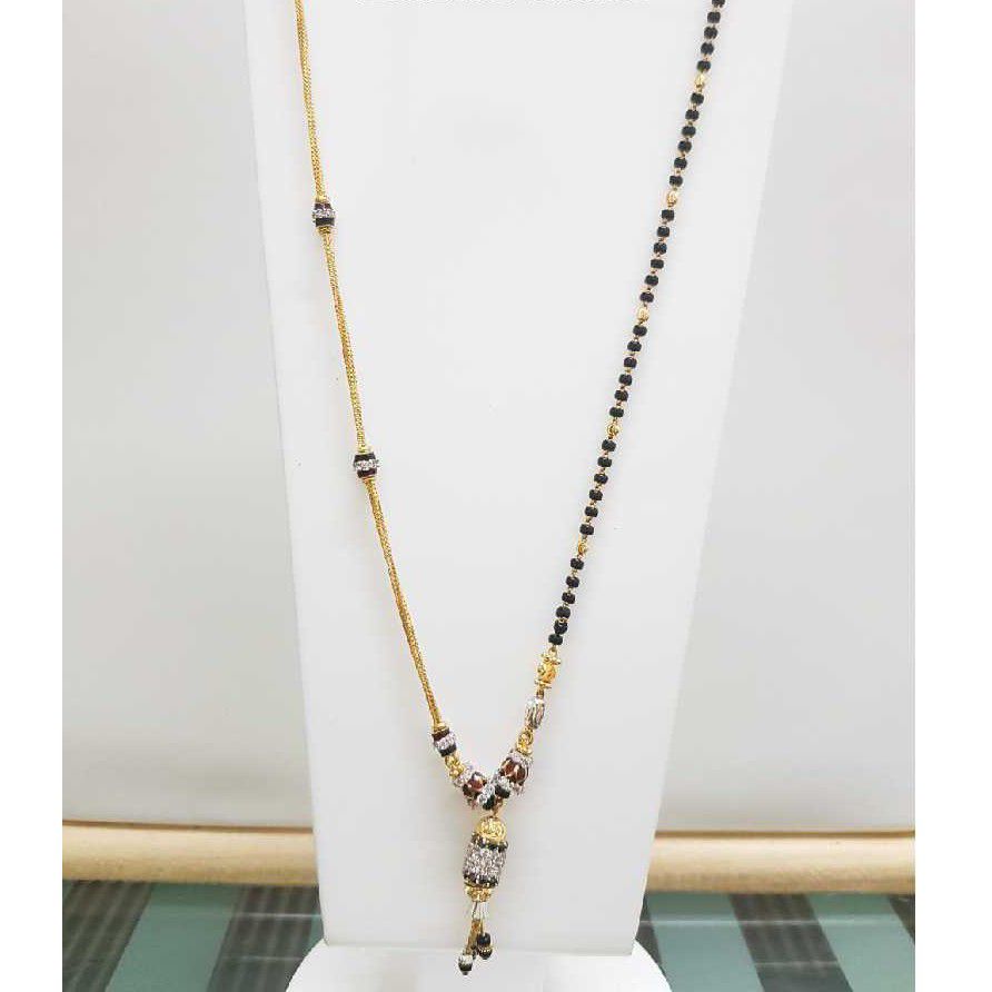 half mangalsutra half chain