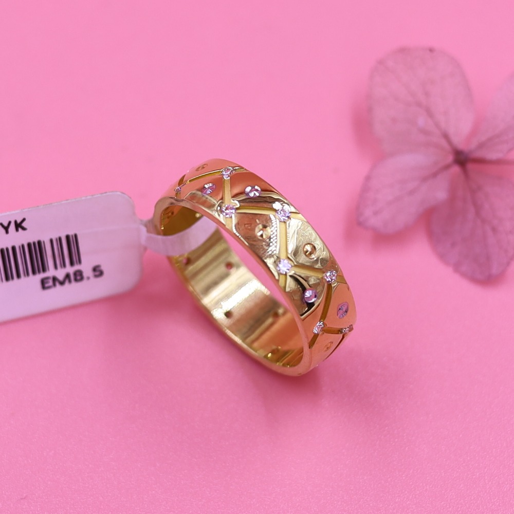Retailer of 22 carat gold fancy ladies rings rh-lr459 | Jewelxy - 199488