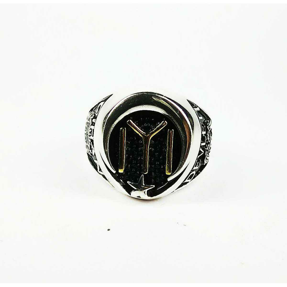 New 925 silver gents iyi ring