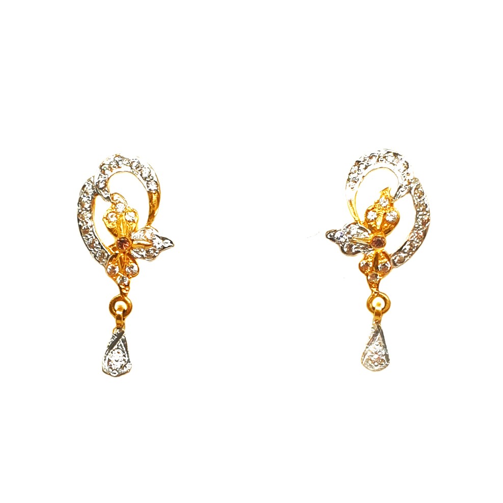 22K Gold Designer Earrings MGA - BTG0111