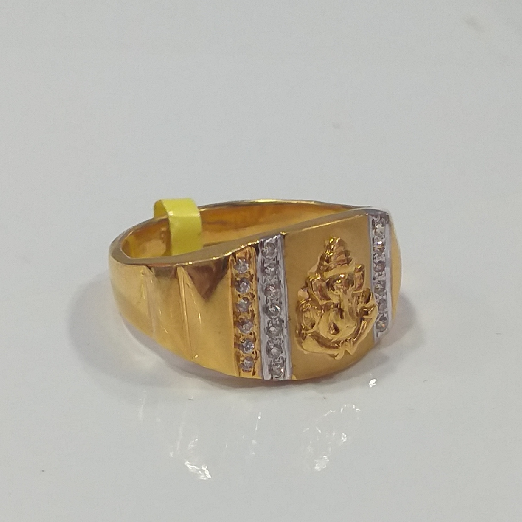 Gold Fancy LORD GANESHA GOLD RING 22k purity,weight-3.800gm Approx (genuine  size) – Asdelo