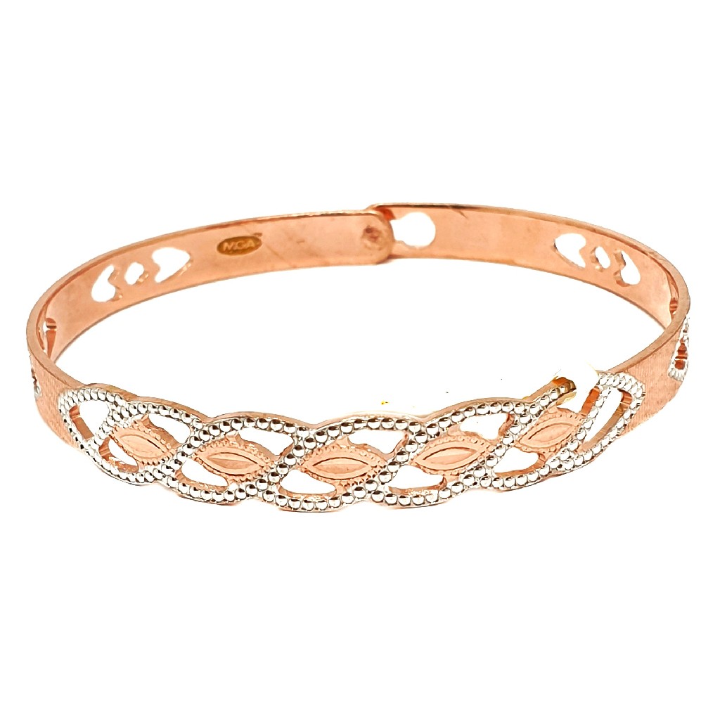 1 gram gold forming rose plated bracelet mga - bge0368