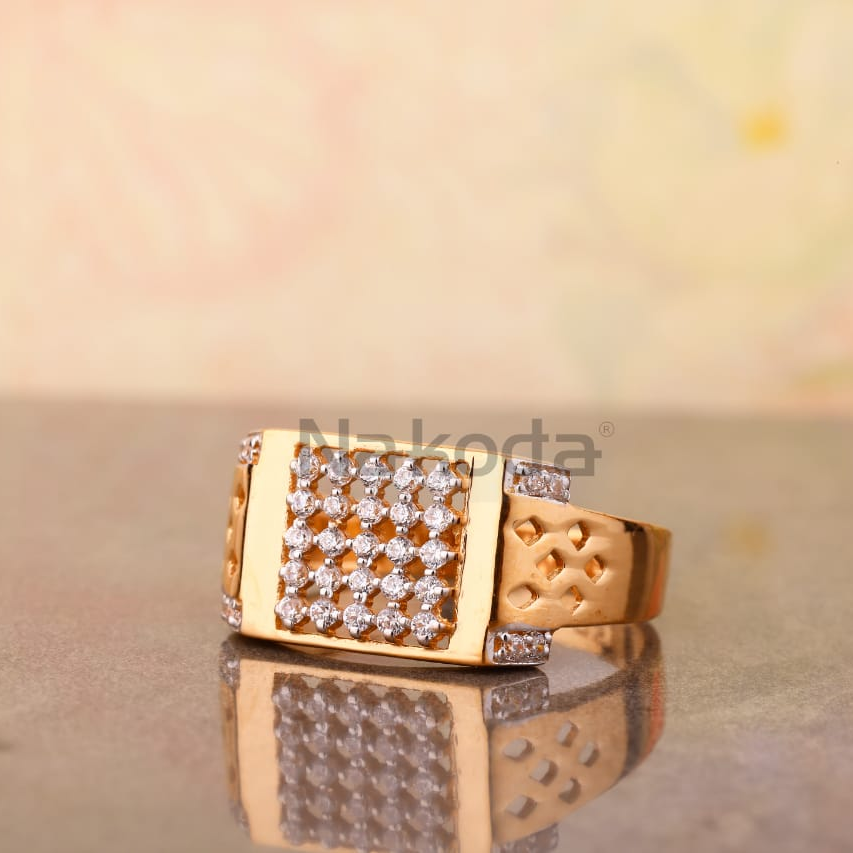 Buy quality 750 Rose Gold Men's Ring RMR107 in Ahmedabad