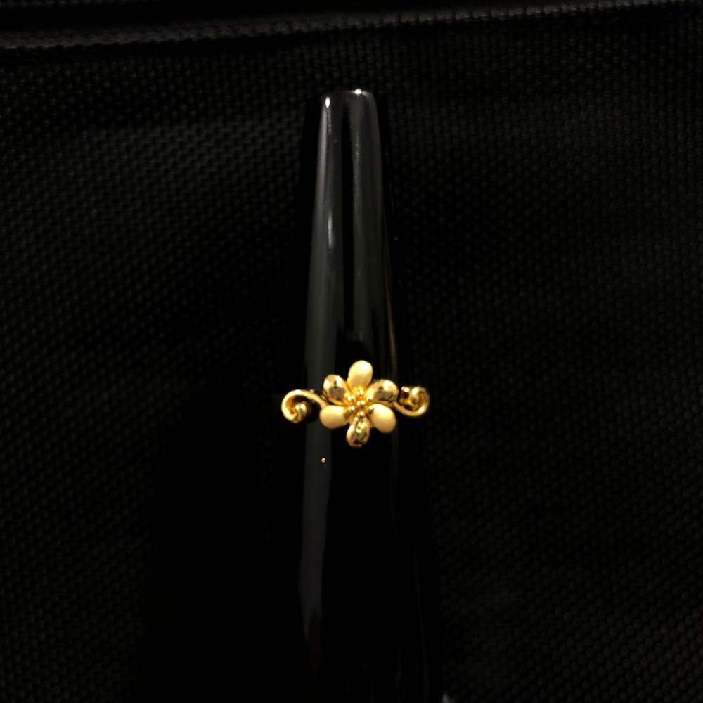 916 Gold Flower Design Ring For Women KDJ-R028