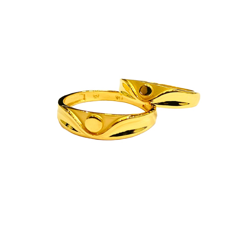 22KT Couple Design Unique Rings