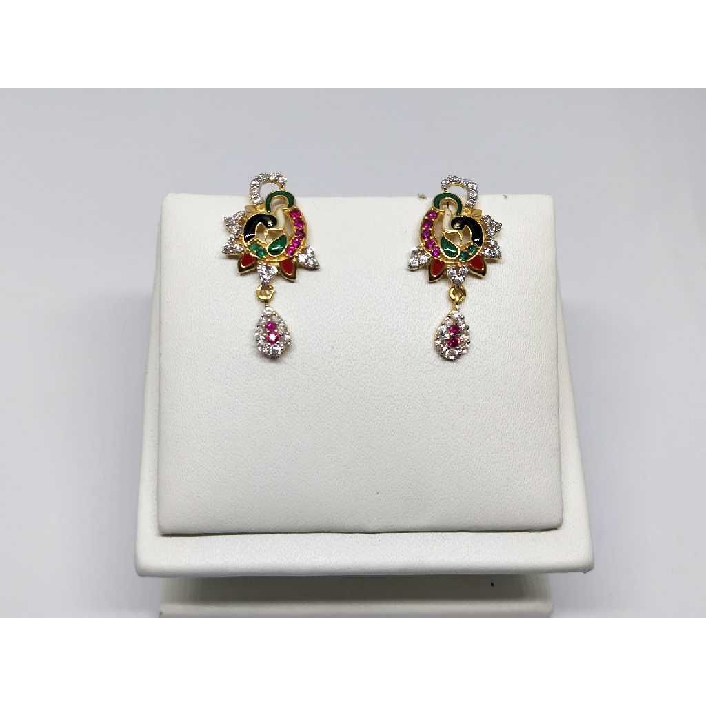 18K Gold Fancy Earring DJ-E002