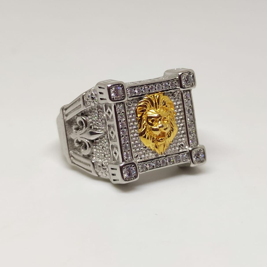 92.5 silver antique gents rings RH-GR416
