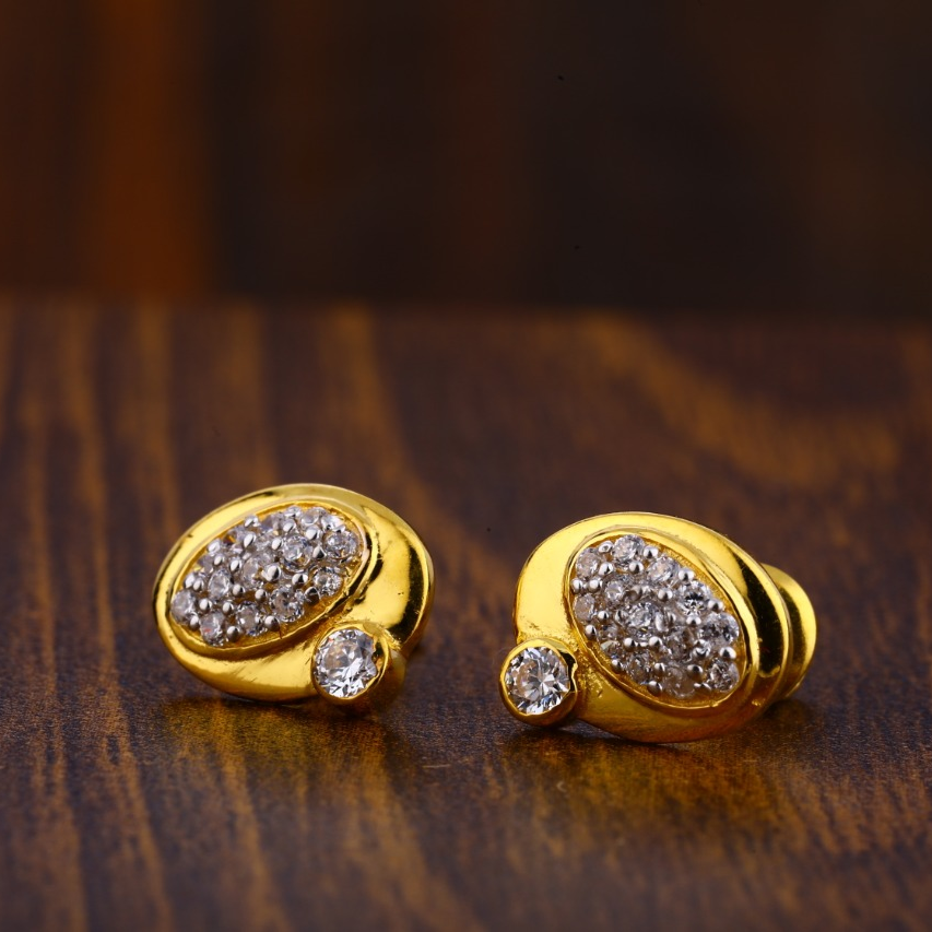 22CT Gold CZ Exclusive Ladies Tops Earrings LTE130