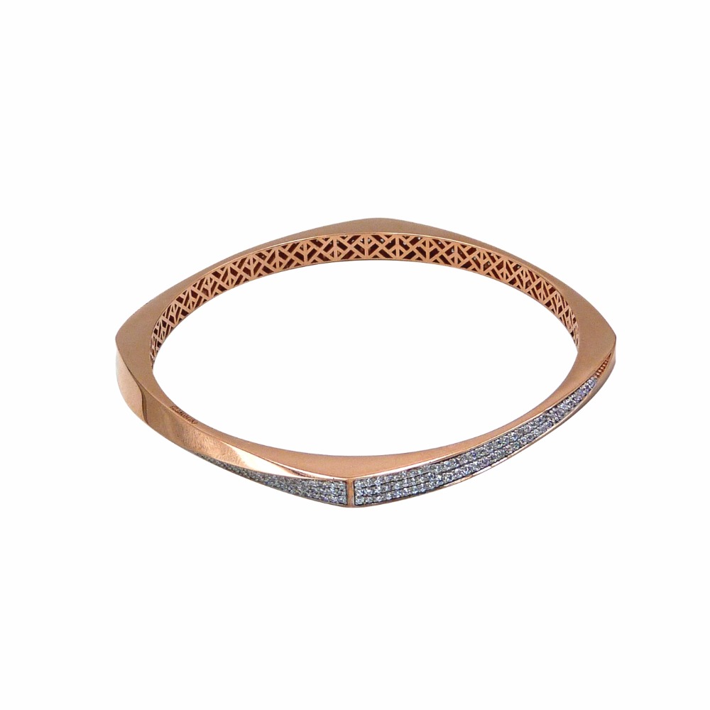 Buy Zivom Stainless Steel Stylish Bracelet Bangle Kada For Women Rose Gold  Online at Best Prices in India - JioMart.