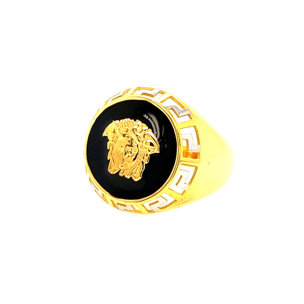 Logo Ring Gold | VERSACE IN