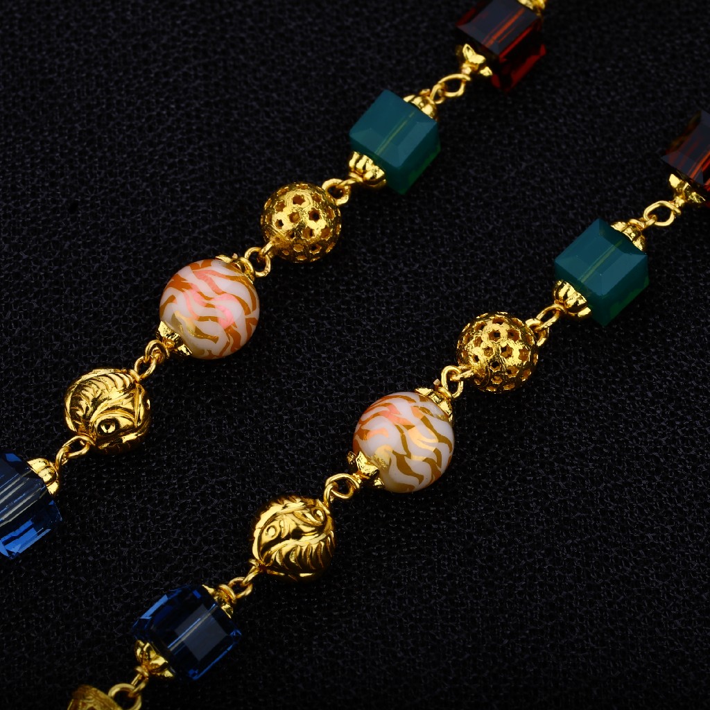 Ladies 22K Gold Chain Mala-AC08