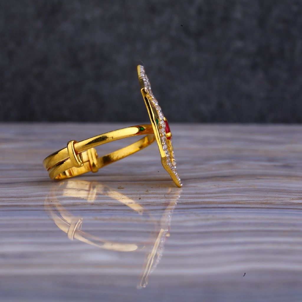 22kt Gold Cz Ring LLR143