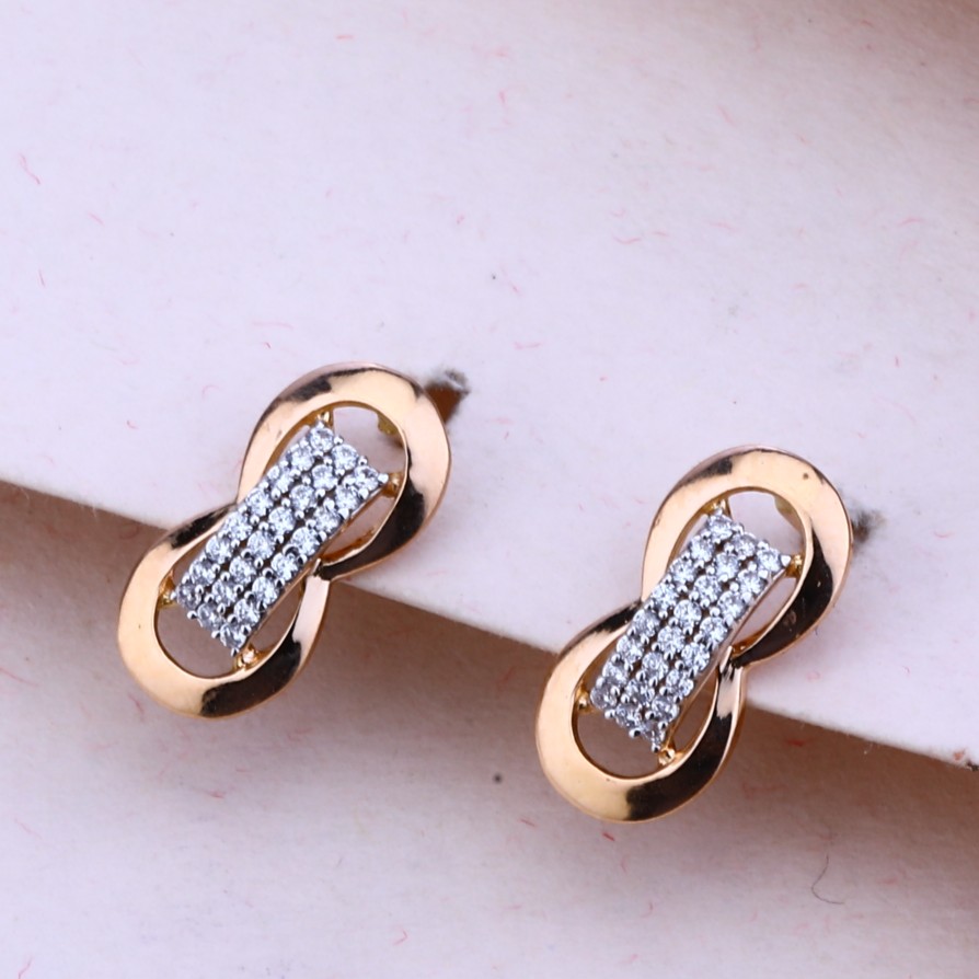 750 Rose Gold women's Classic Pendant Set RPS76