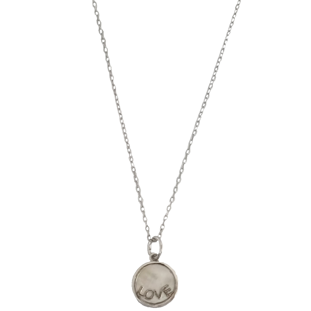 Love Pendant With Chain In 925 Sterling Silver MGA - CHS2172