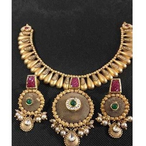 916 Gold Antique Necklace set