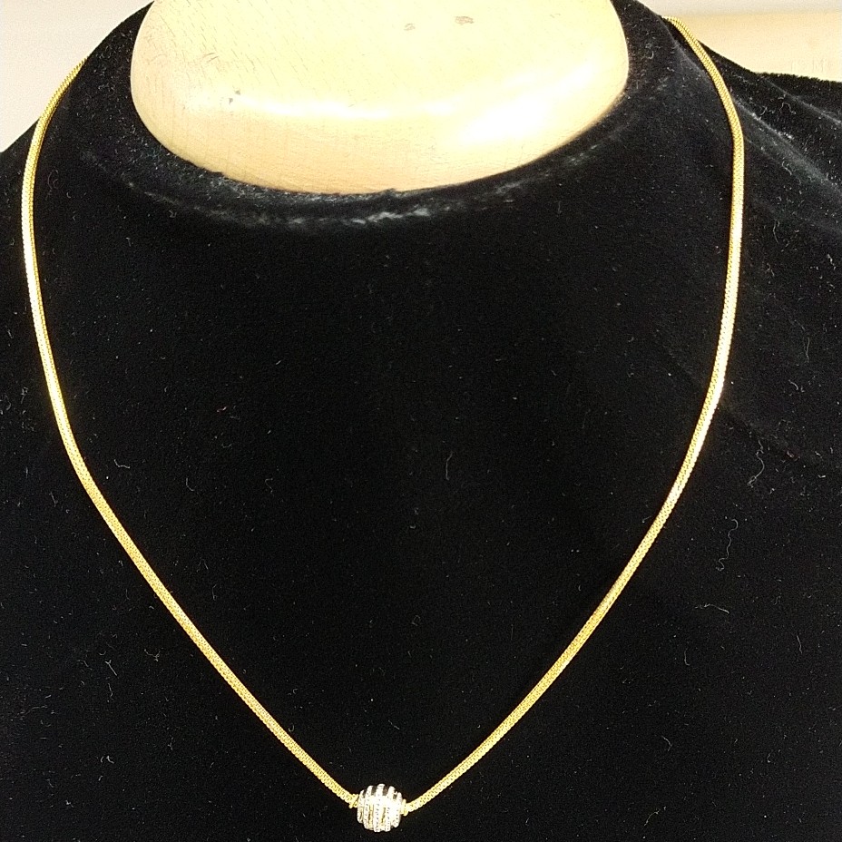 22 kt gold fancy trending pattern chain
