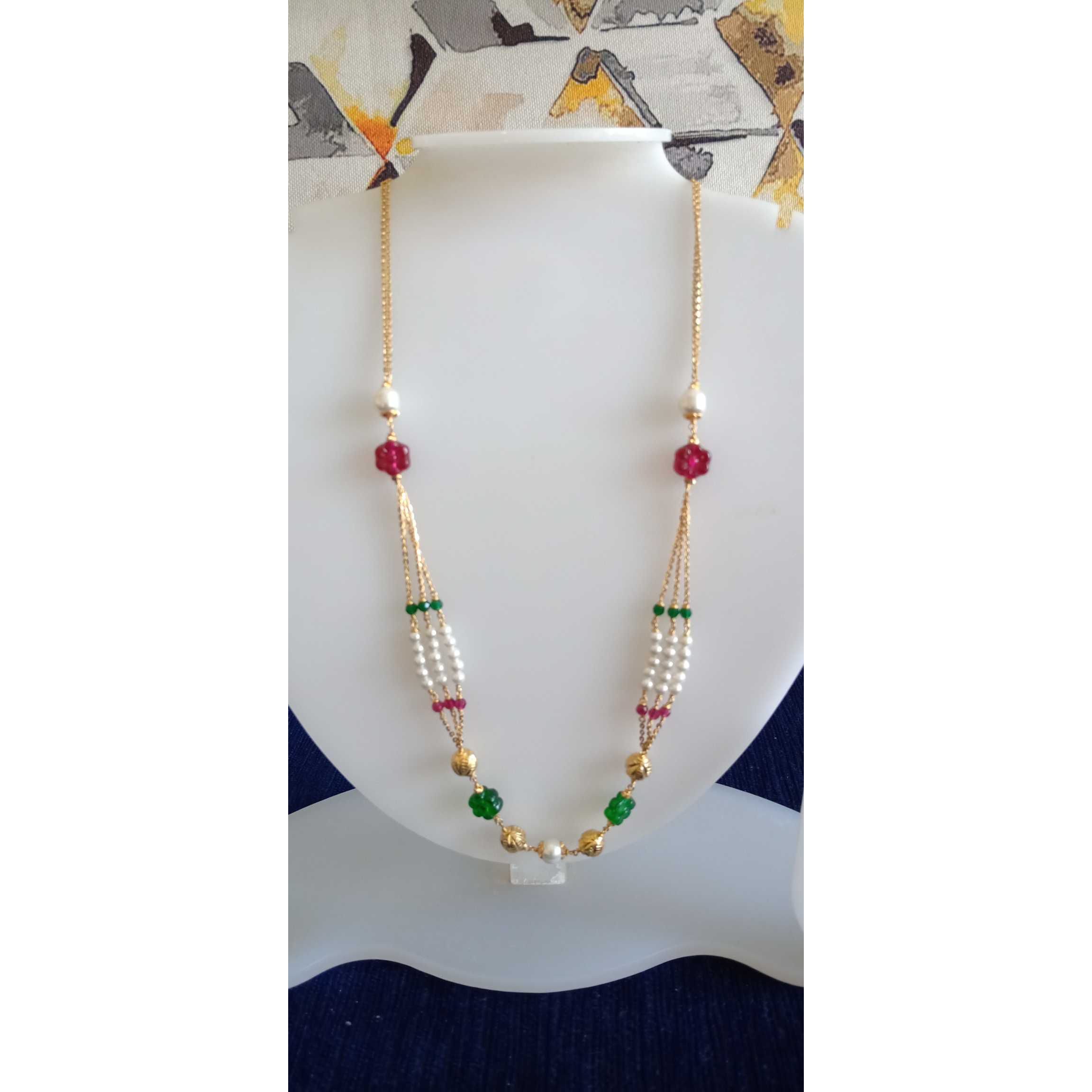 22ct Gold Dazzling Mala