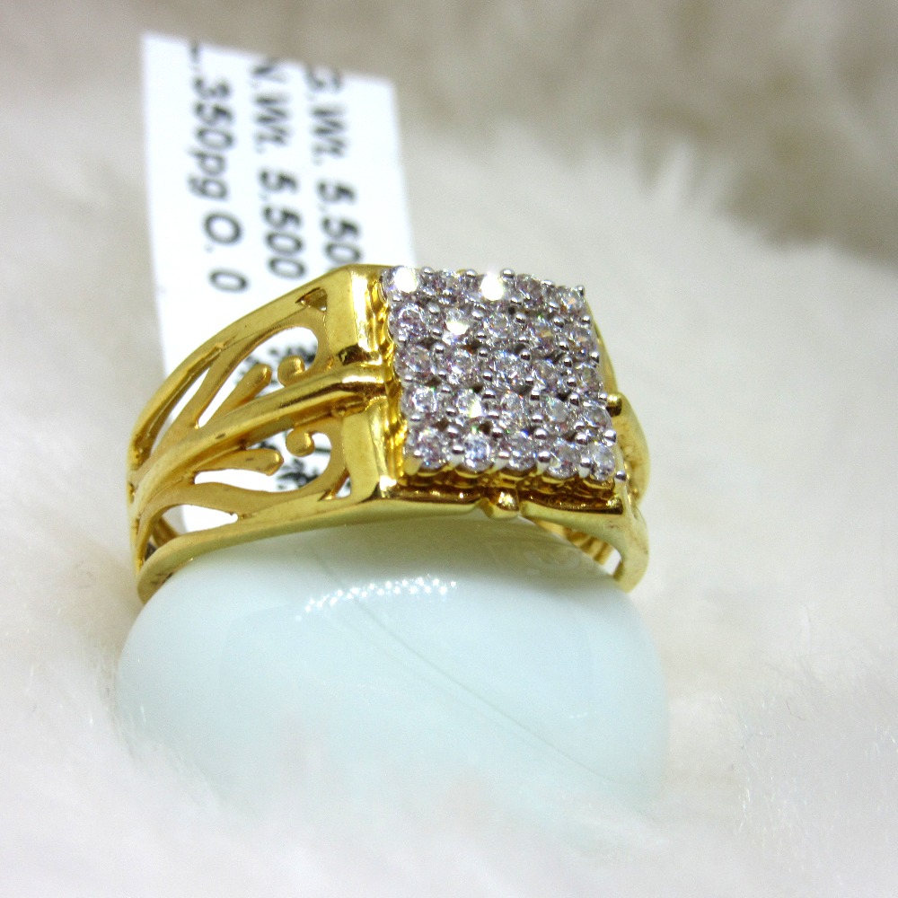 Buy quality 916 gold casting Gents ring in Ahmedabad