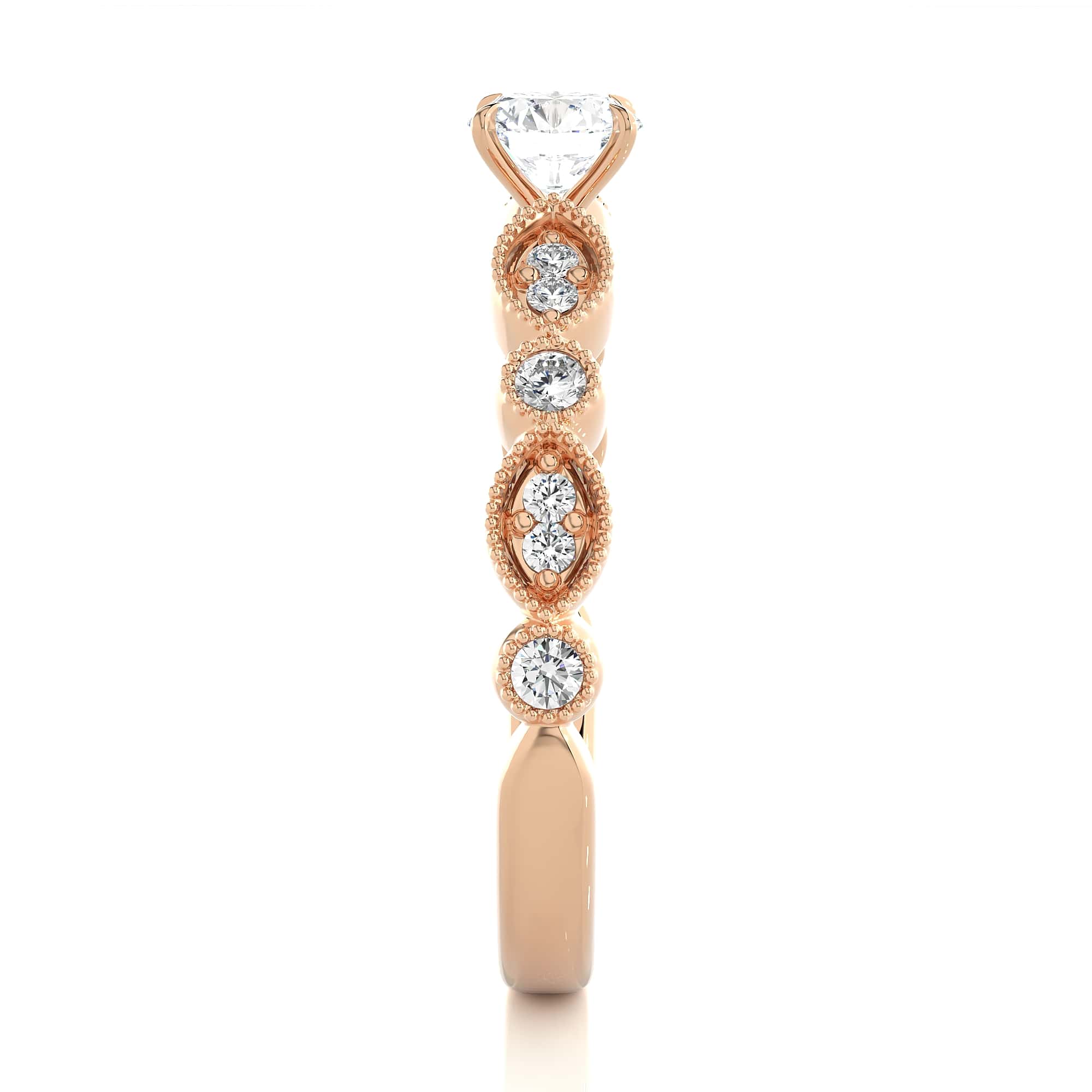 Uniquely Design Solitaire Ring RG