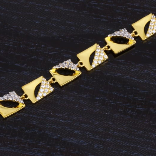 22KT Gold Ladies Hallmark Classic Bracelet LB436